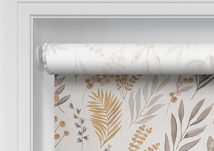 Folk Floral, Elysium Gold - Twist&Fit Roller Blind - Image 10